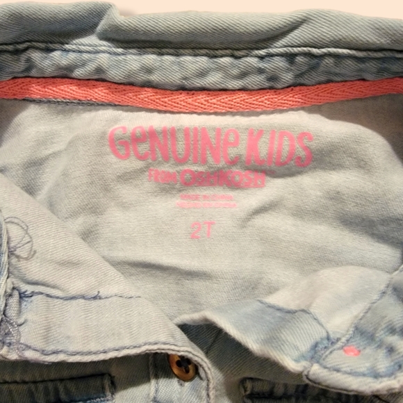 OshKosh toddler jean button-up - Picture 3 of 3